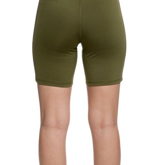 New Juicy Couture Sport Women's Bike Shorts Olive Small - Picture 7 of 7